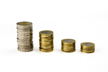 Single European currency decreasing
