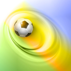 Naklejka premium Creative Soccer Vector Design