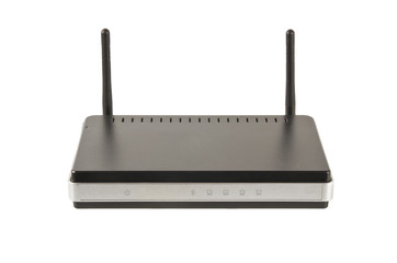 Black WiFi router