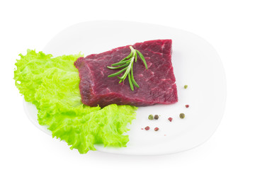 Beef steak on a plate