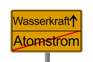 Verkehrschild Umwelt