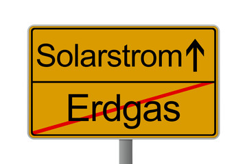 Verkehrsschild Umwelt