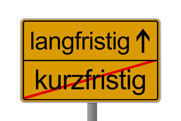 Verkehrsschild Nachhaltig