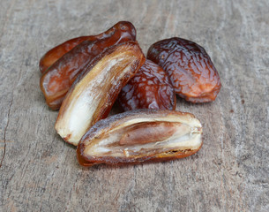 Dates on wood