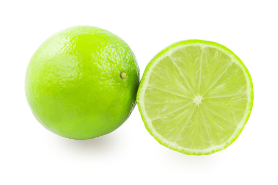 One whole lime and one half lime