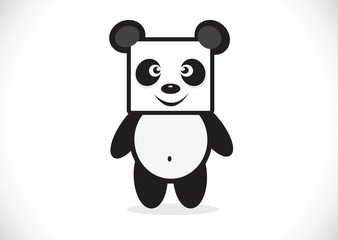 Panda cartoon character