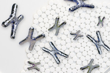 X Chromosomen - 3D Render
