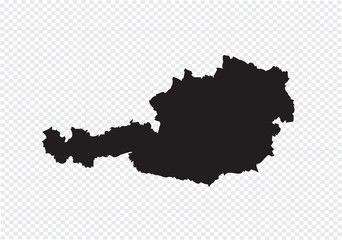 Obraz premium Map of Austria