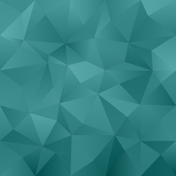 Green blue abstract irregular triangle pattern background