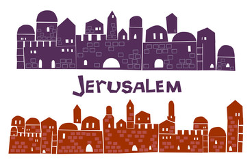 Middle East Town , Illustration