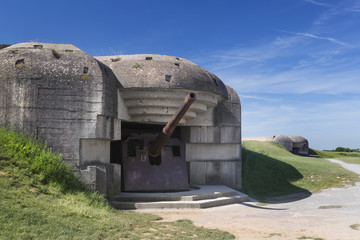 Longues sur mer, canons, batterie, seconde guerre mondiale