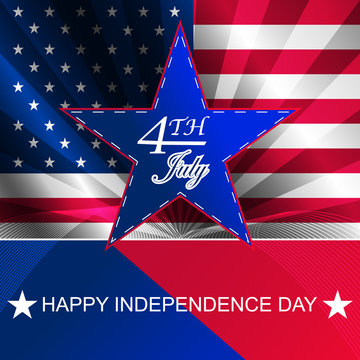 Happy independence day vector background