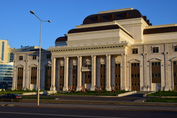 Obraz premium Part of the New Opera Building in Astana, Kazakhstan