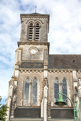 Fototapeta na wymiar Gotycki kościół św Martin Mouzillon w Loire-Atlantique