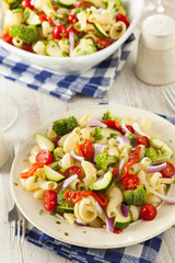 Healthy Homemade Pasta Salad