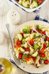Healthy Homemade Pasta Salad