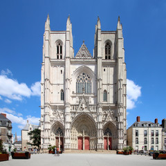 Fototapeta na wymiar France / Nantes / Cathédrale St-Pierre et St-Paul