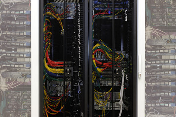 Network cables of a server