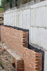 Foundation waterproofing, vapor barrier 2