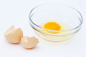 Egg in a bowl