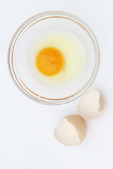 Egg in a bowl