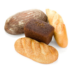 Four loafs of bread