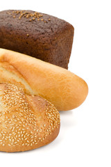 Three loafs of bread