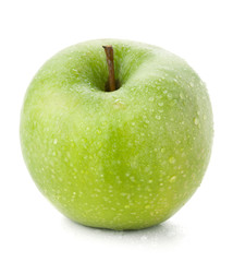 A ripe green apple