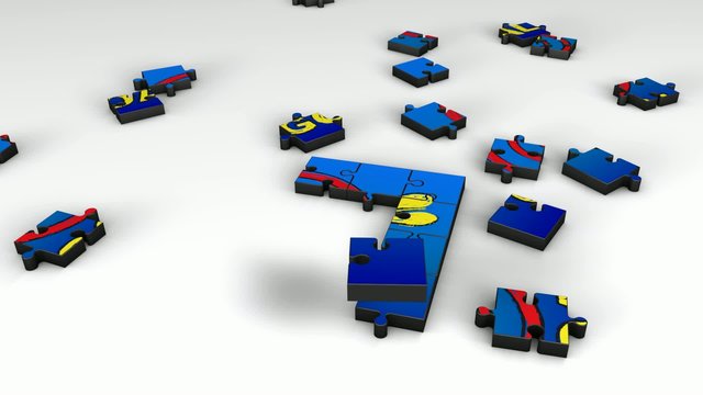 puzzle with image "goal"