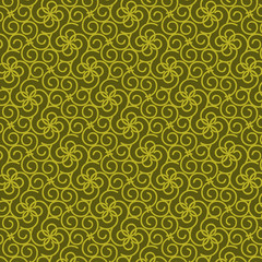 seamless vector lines with curve pattern background