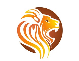 lion logo,lion head symbol,cat carnivore icon