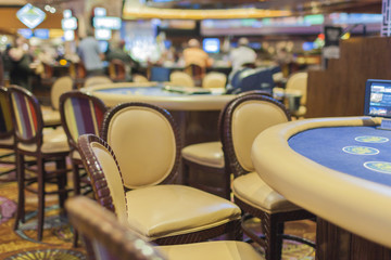 Gaming Table in Las Vegas Casino