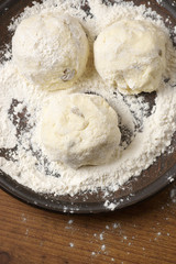 Cooking: dough balls
