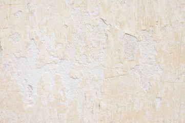 Weathered whitewashed wall