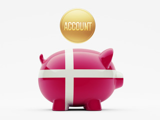 Denmark  Account Concept.