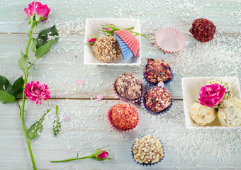Chocolate sweet handmade candies