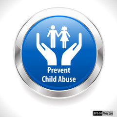 child abuse harassment awareness badge, prevent child abuse