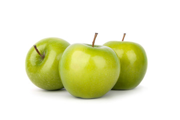 Green apple, isolated on white background