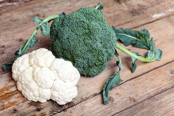 Broccoli & cauliflower