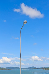 Long lamp post electricity industry