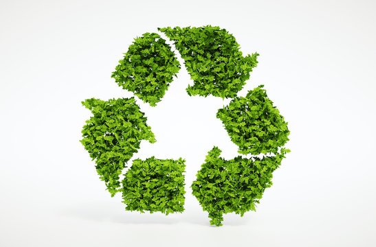 Nature recycling symbol