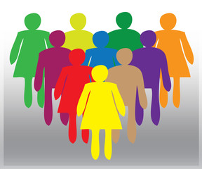 Join Hands Together Co-Operation Business Vector