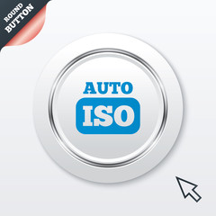 ISO Auto photo camera sign icon. Settings symbol