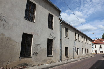 Fototapeta na wymiar Vilnius oldtown street ,Lithuania