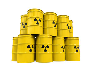 Yellow Radioactive Barrels