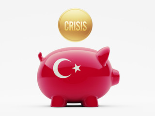 Turkey Crisis Concept.