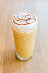 Iced mocha coffee