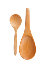 Wooden Spoon isolated on white background