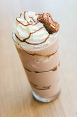Chocolate smoothies