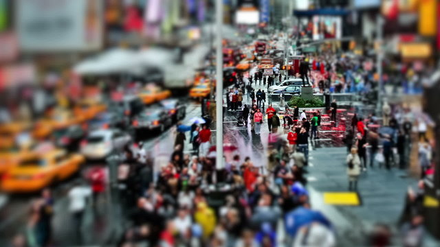 Times Square Time Lapse Zoom